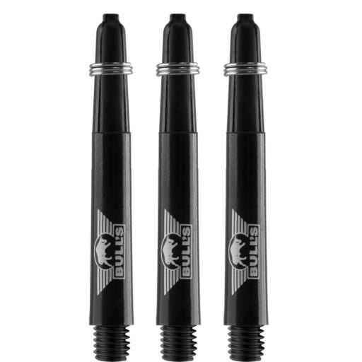 Bull's Nylon Shaft + Ring – Zwart