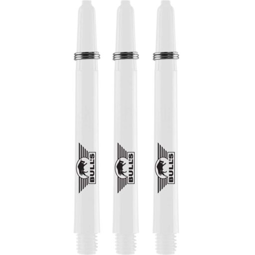 Bull's Nylon Shaft + Ring – Wit