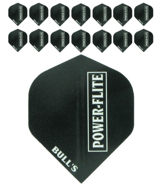 Bull's Powerflite 5-Pack Solid - Zwart/Wit