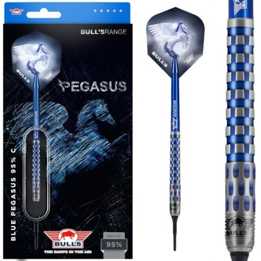 Bull’s Blue Pegasus 95% C 22g Softtip