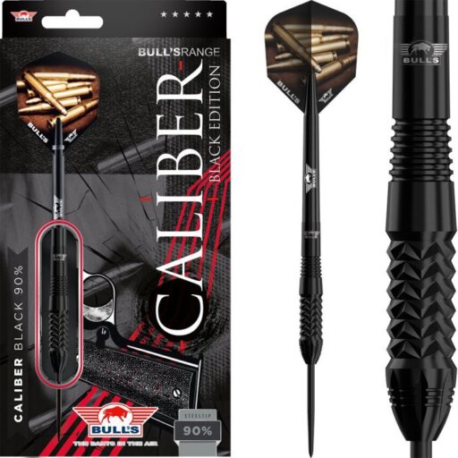 Bull’s Caliber Black 90% 24g Steeltip