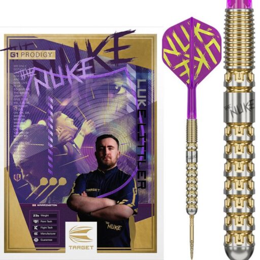 Target Luke Littler G1 Prodigy 95% 23g SP Steeltip