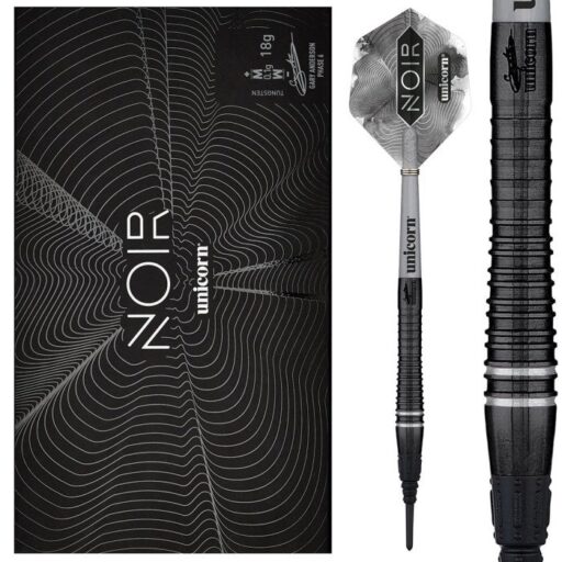 Unicorn Gary Anderson Noir P6 80% 18g Softtip
