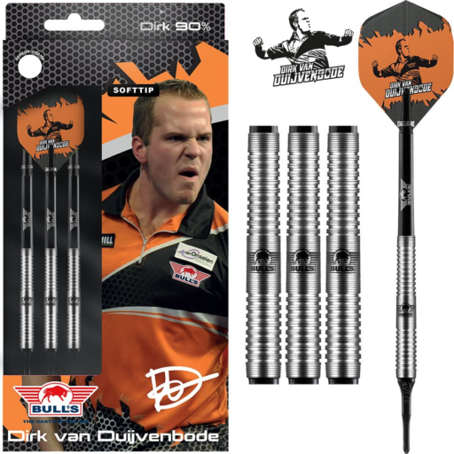 Bull’s Dirk van Duijvenbode 90% 18g Softtip