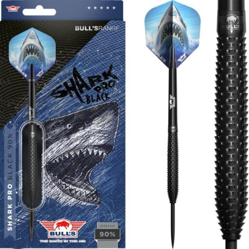 Bull’s Shark Pro Black 90% 22g Steeltip